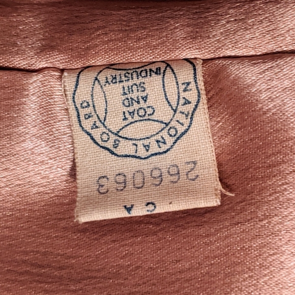 Vntg 60's Union Made Fur Collared Wool Coat - Picture 4 of 8